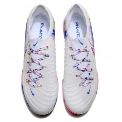 Nike Phantom Luna Elite TF Low Soccer Cleats White Blue Pink For Men And Women 