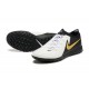 Nike Phantom Luna Elite TF Low White Black Gold Soccer Cleats For Men