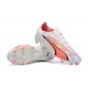 Shop Now Puma Future Ultimate FG Low-Top White Pink For Men Soccer Cleats On Sale