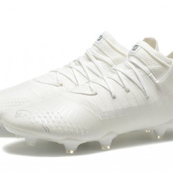 Puma Future Z 1.3 Instinct FG Low-Top White Blue For Women And Men Soccer Cleats