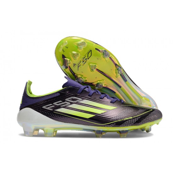 Shop Adidas F50 Elite FG Purple Green Soccer Cleats For Women And Men