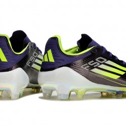 Adidas F50 Elite FG Purple Green Soccer Cleats For Women And Men