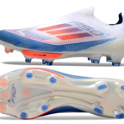 Adidas F50 FG White Orange Blue Women Men Soccer Cleats