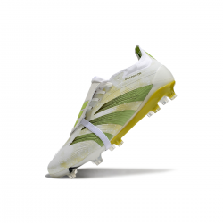 Adidas Predator Accuracy FG Green White Gold Soccer Cleats (M)