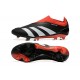 Popular Goods Adidas Predator Elite Laceless Boots FG Black Red White For Mens Soccer Cleats On Sale