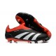 Popular Goods Adidas Predator Elite Laceless Boots FG Black Red White For Mens Soccer Cleats On Sale