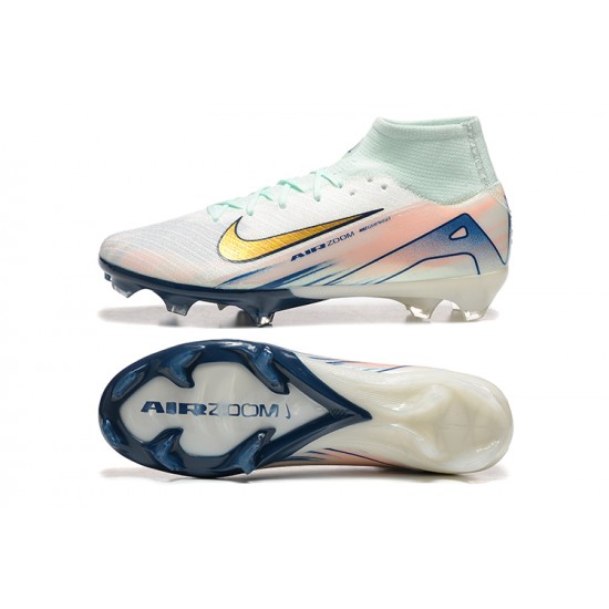 Popular Goods Nike Mercurial Superfly 10 Elite FG Gold Blue Green (M) Shop Online