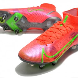 Nike Mercurial Vapor 14 Elite SG PRO Anti Clog Win-Red Green For Mens High Soccer Cleats