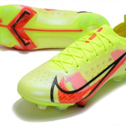 Nike Mercurial Vapor 14 Elite FG Low Yellow Red For Mens Soccer Cleats