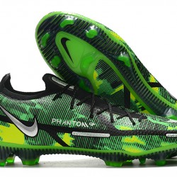 Nike Phantom GT2 Elite FG Motivation Pack Low Black Green For Mens Soccer Cleats