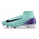 Buy Cheapest Nike W/M Mercurial Superfly 10 Elite FG Ltblue Black Soccer Cleats Shop Online