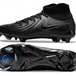 Nike Phantom Luna Elite FG Black Blue For WM Soccer Cleats