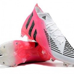 Adidas Predator Edge Geometric 1 FG Pink White Black Soccer Cleats