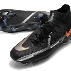 Nike Phantom GT Elite FG Black White High Soccer Cleats