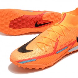 Nike Phantom GT2 Elite TF Orange Black High Soccer Cleats