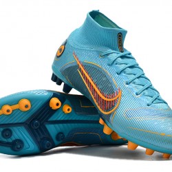 Nike Superfly 8 Elite AG Blue Orange Soccer Cleats