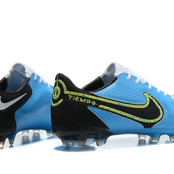 Nike Tiempo Legend 9 Elite FG Blue Yellow Black Soccer Cleats