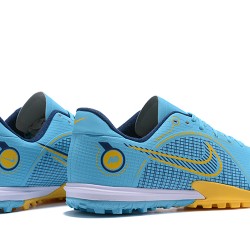 Nike Vapor 14 Academy TF Low Light Blue Yellow Soccer Cleats