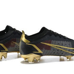 Nike Vapor 14 Elite FG Low Black Gold Soccer Cleats