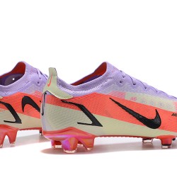 Nike Vapor 14 Elite FG Low Purple Orange Black Soccer Cleats