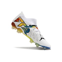 Puma Future 7 Ultimate FG/AG White Gold Soccer Cleats