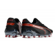 Puma King Ultimate FG/AG Black Red Soccer Cleats