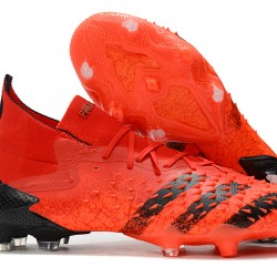 Adidas Predator Freak.1 FG Red Black Soccer Cleats