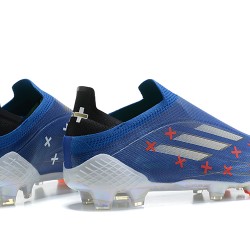 Adidas X Speedflow FG Low Blue Red Grey Soccer Cleats