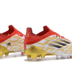 Adidas X Speedflow FG Low Gold Red Black Soccer Cleats