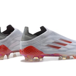 Adidas X Speedflow FG Low Red Grey Soccer Cleats