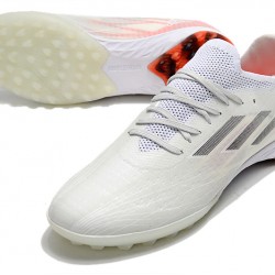 Adidas X Speedflow.1 TF Beige White Grey Soccer Cleats