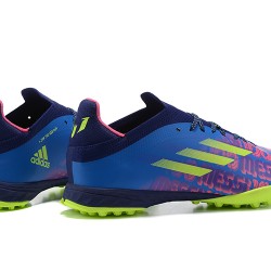 Adidas X Speedflow.1 TF Blue Purple Green Yellow Soccer Cleats