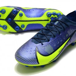 Nike Vapor 14 Elite PRO AG Blue Yellow Green Black Soccer Cleats