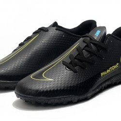 Nike Phantom GT TF Low Black Yellow Mens Soccer Cleats