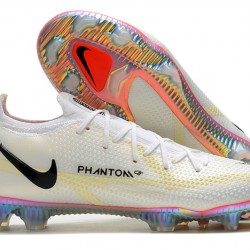 Nike Phantom GT2 Elite DF FG Low Beige White Black Soccer Cleats