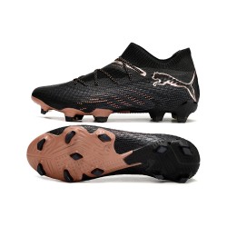 Puma Future 7 Ultimate FG-AG Black Brown Low Soccer Cleats