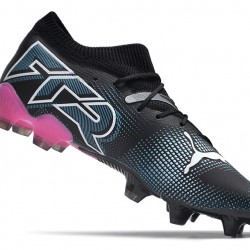 Puma Future 7 Ultimate FG-AG Black Pink White Low Soccer Cleats