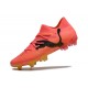 Puma Future 7 Ultimate FG-AG Red Yellow Low Soccer Cleats