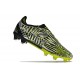 Puma Ultra Ultimate FG Black Green Grey Low Soccer Cleats