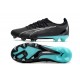 Puma Ultra Ultimate FG Black Ltblue Low Soccer Cleats