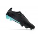 Puma Ultra Ultimate FG Black Ltblue Low Soccer Cleats