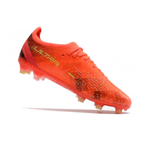 Sell Like Wild Fire Puma Ultra Ultimate FG Orange Yellow Black Low Soccer Cleats Shop Online