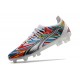 Puma Ultra Ultimate FG White Black Red Low Soccer Cleats