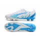 Top Quality Puma Ultra Ultimate FG White Blue Low Soccer Cleats Online Shop