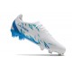 Top Quality Puma Ultra Ultimate FG White Blue Low Soccer Cleats Online Shop