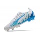 Top Quality Puma Ultra Ultimate FG White Blue Low Soccer Cleats Online Shop